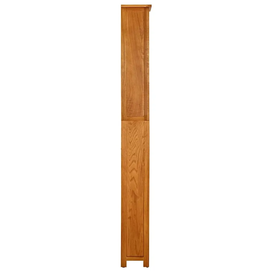 Bibliothèque à 7 niveaux 60x22x200 cm Bois de chêne massif - 3