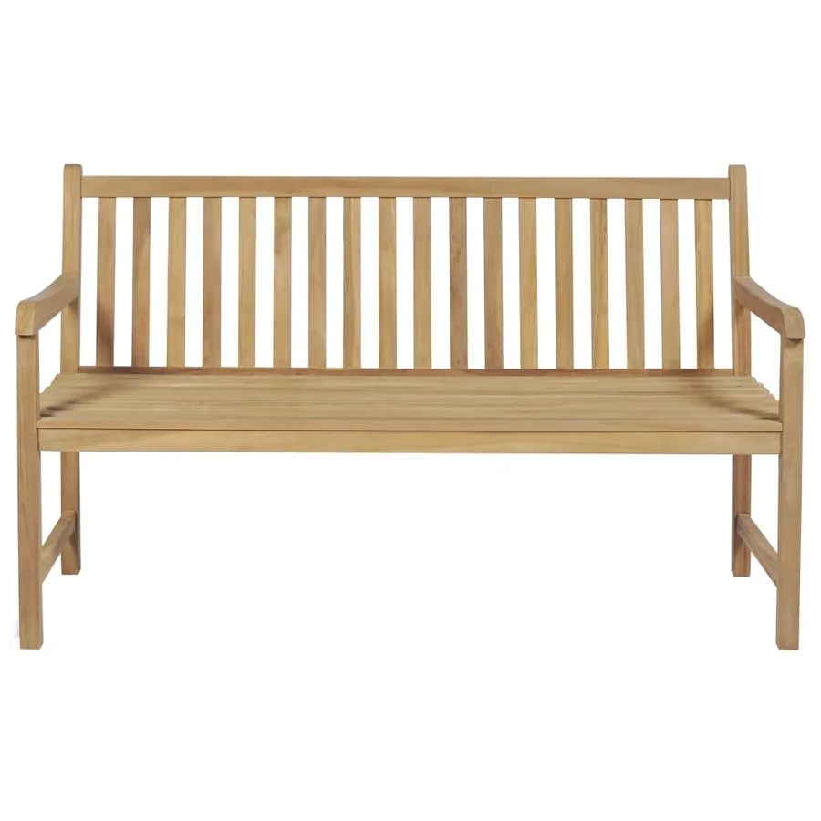 Banc de jardin 150 cm Teck - 2