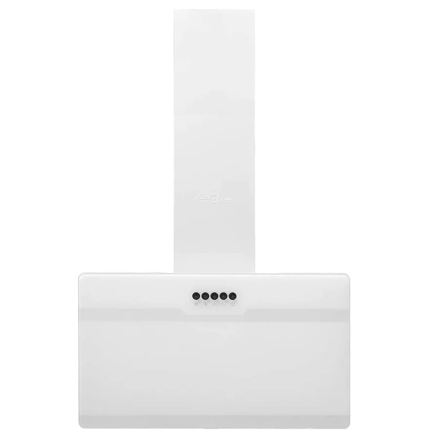 Hotte murale 60 cm Acier et verre trempé Blanc - 3