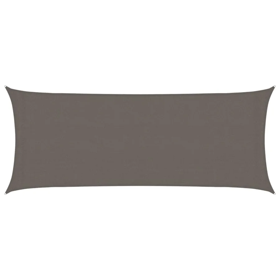 Voile d'ombrage 160 g/m² Anthracite 2x5 m PEHD - 2