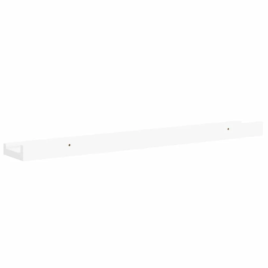 Étagères murales 4 pcs Blanc 60x9x3 cm - 8