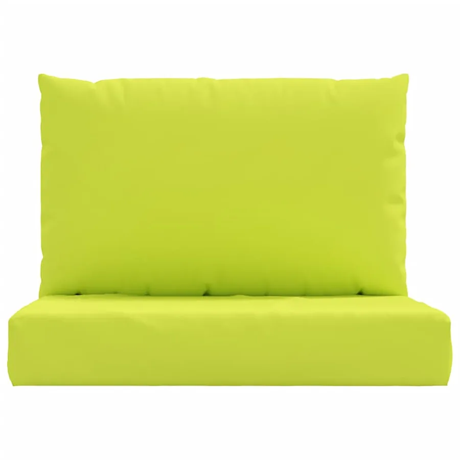 Coussins de palette lot de 2 vert vif tissu oxford - 4