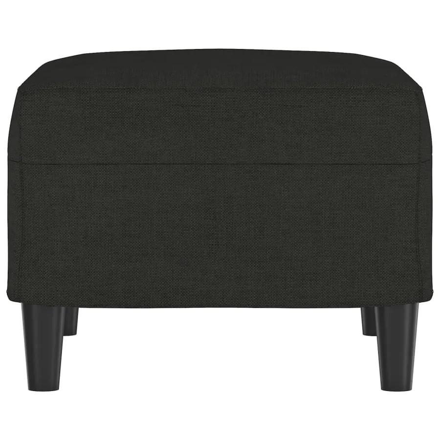 Repose-pied Noir 60x50x41 cm Tissu - 4