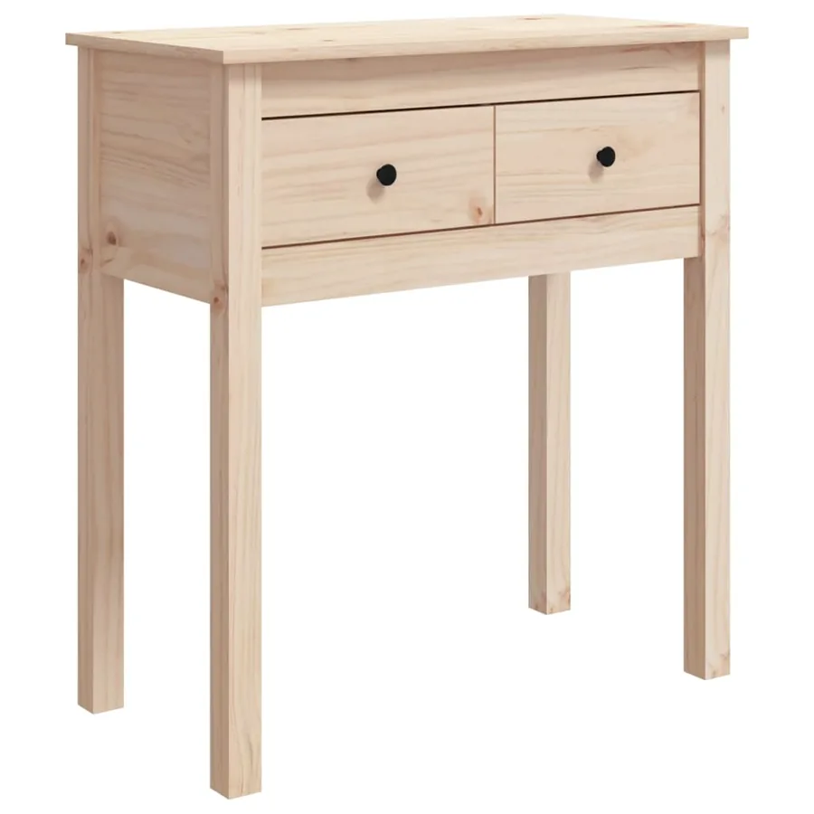 Table console 70x35x75 cm Bois massif de pin - 2