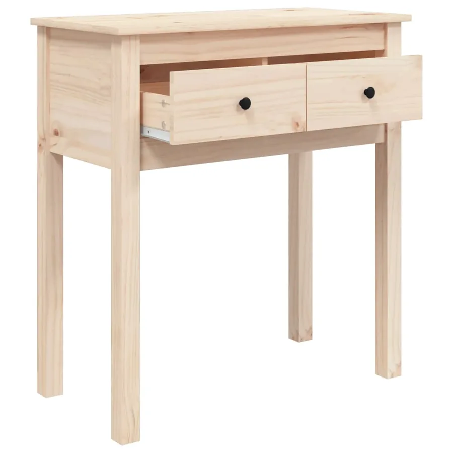 Table console 70x35x75 cm Bois massif de pin - 7