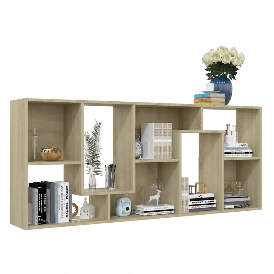 Bibliothèque Chêne sonoma 67x24x161 cm Bois d'ingénierie - 5