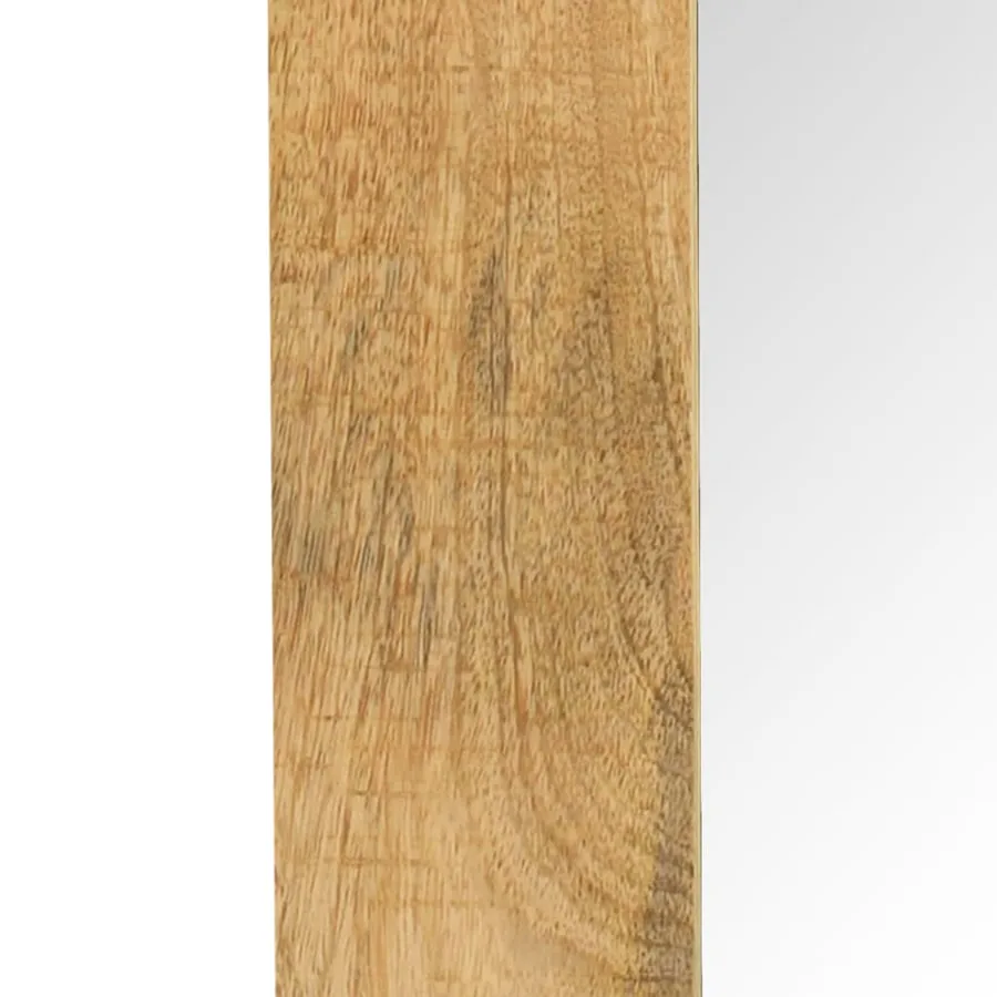 Miroir Bois de manguier massif 50 x 50 cm - 4