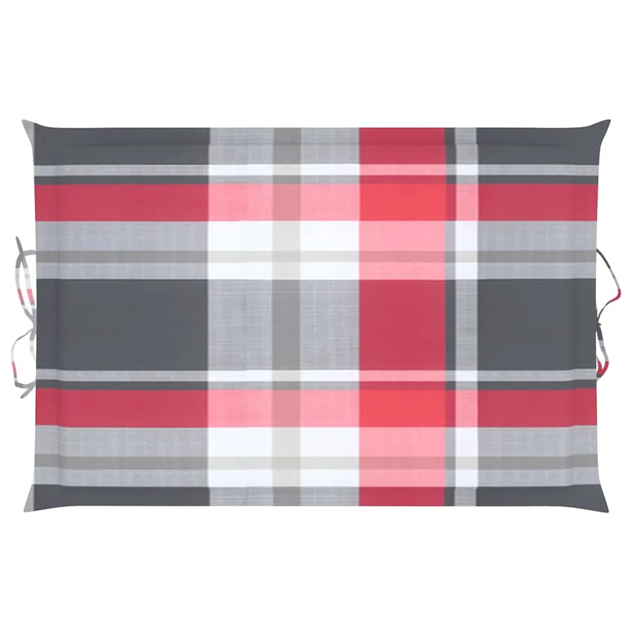 Chaise longue à bascule avec coussin Bois de teck solide - 16