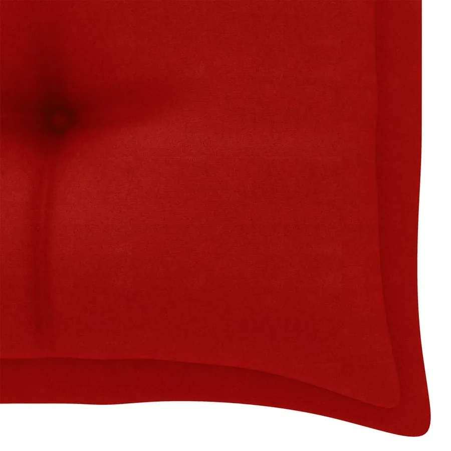 Balancelle 2 places feuilles de palmier et coussin 202cm Bambou - 10