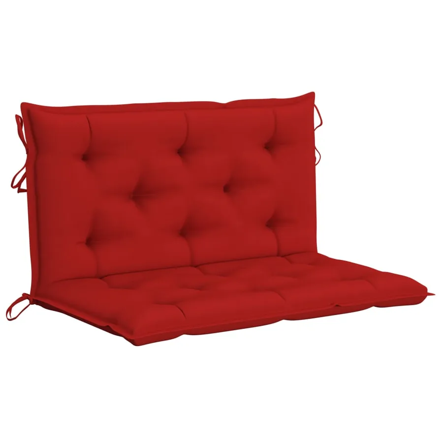 Balancelle 2 places feuilles de palmier et coussin 202cm Bambou - 6