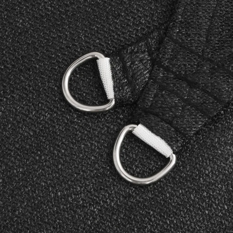 Voile d'ombrage 160 g/m² Noir 2,5x4 m PEHD - 5