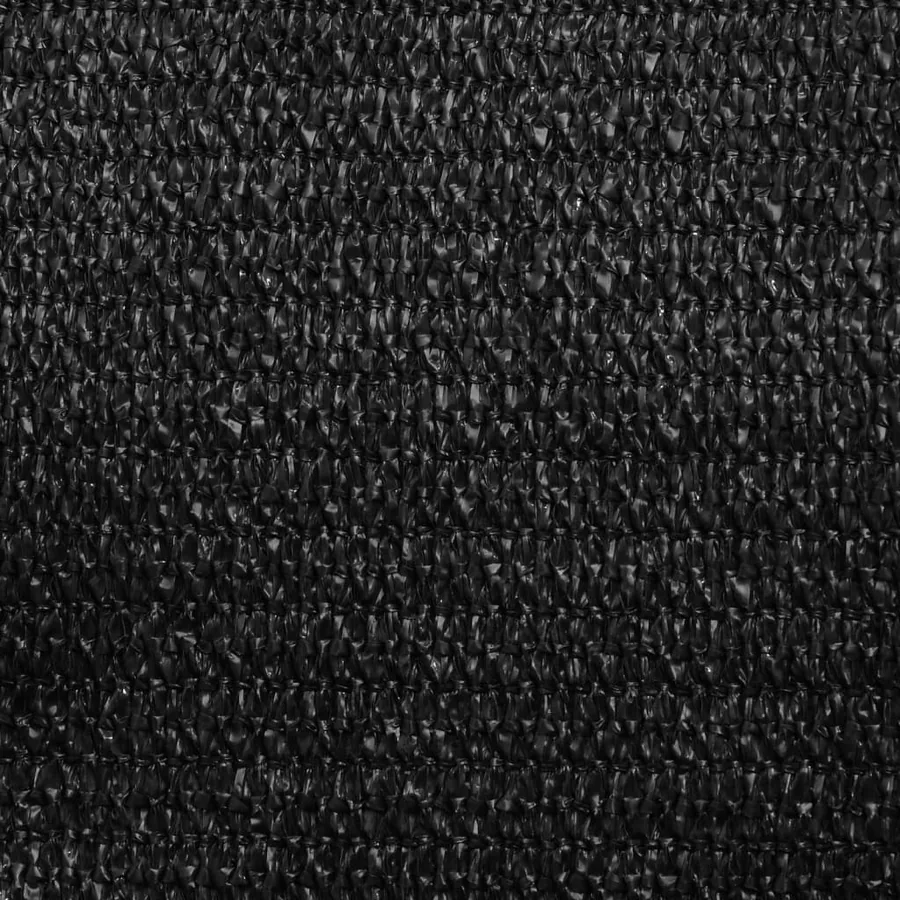 Voile d'ombrage 160 g/m² Noir 2,5x4 m PEHD - 9