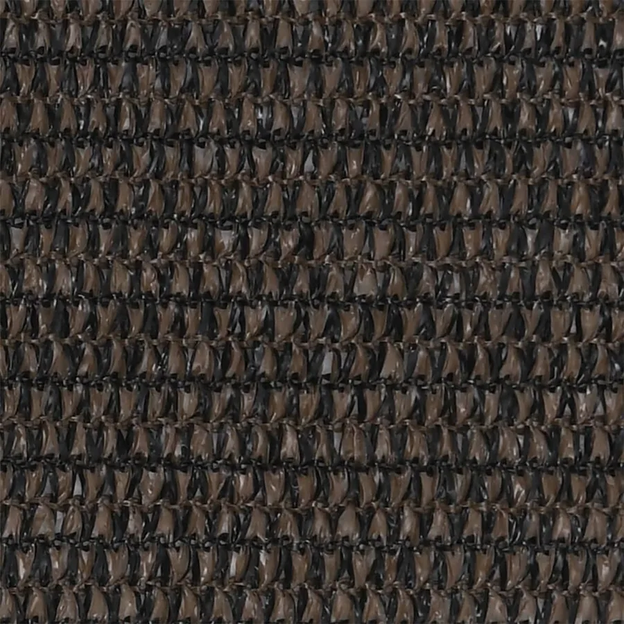 Écran de balcon Marron 120x600 cm PEHD - 2