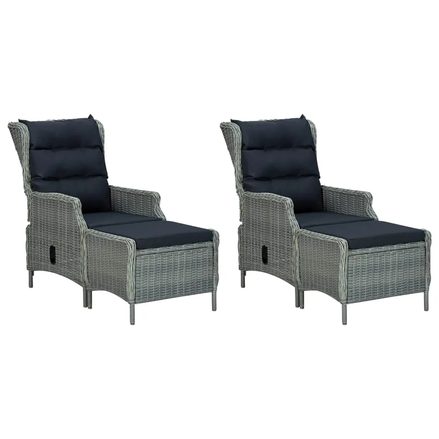 Ensemble à manger de jardin 7 pcs Gris clair - 2
