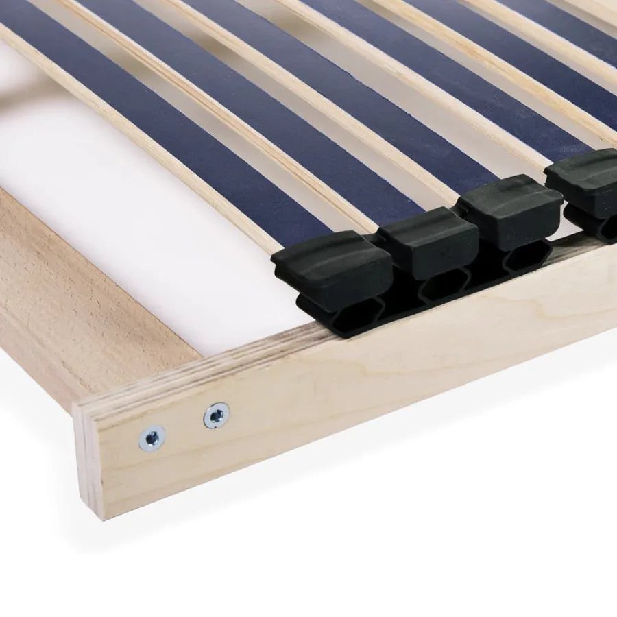 Sommier à lattes sans matelas avec 42 lattes 7 zones 100x200 cm - 4