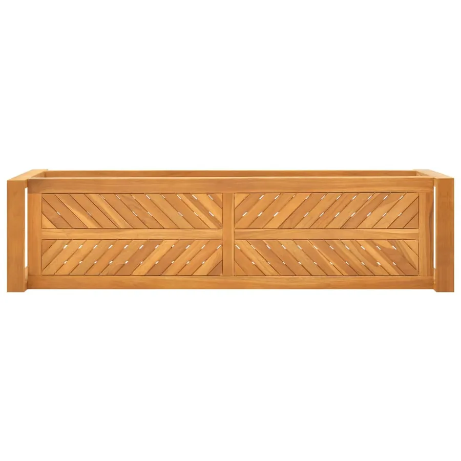 Banc 120 cm Bois de teck solide - 4