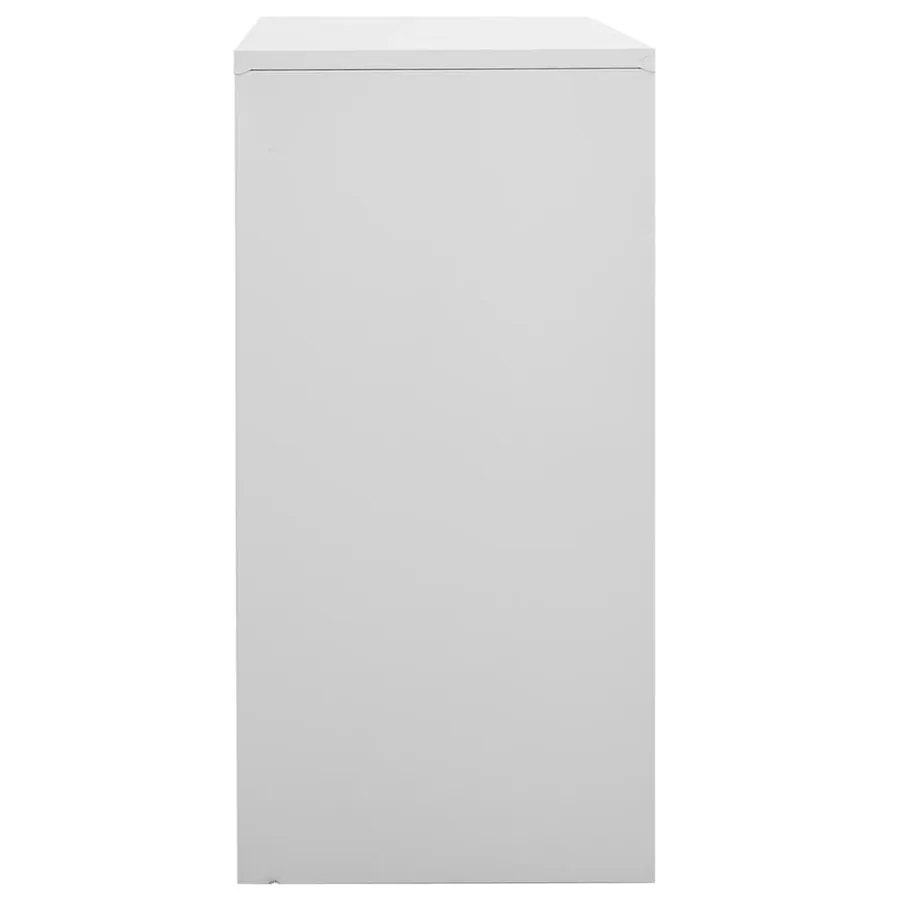 Armoire à casiers Gris clair 90x45x92,5 cm Acier - 3