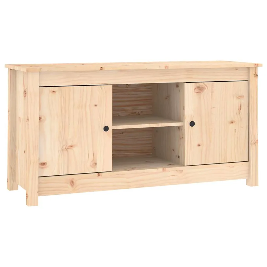 Meuble TV 103x36,5x52 cm Bois de pin massif - 2