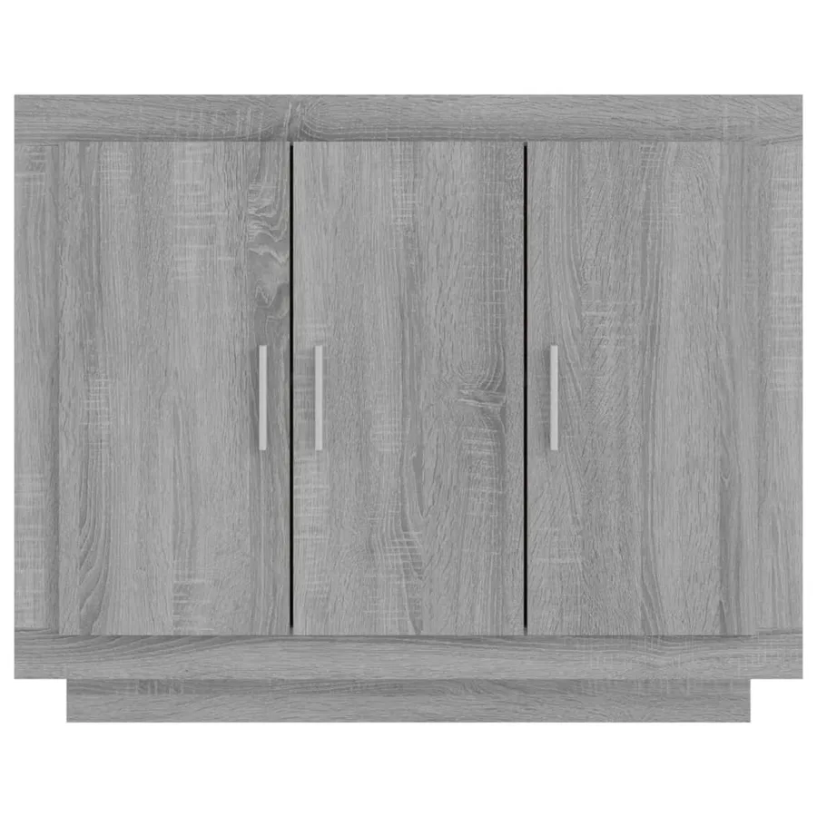 Buffet Sonoma gris 92x35x75 cm Bois d'ingénierie - 5