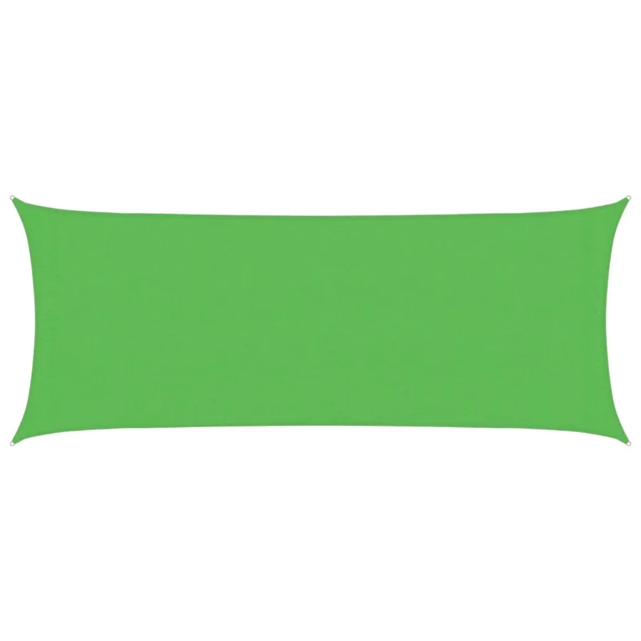 Voile d'ombrage 160 g/m² Vert clair 2x5 m PEHD - 2