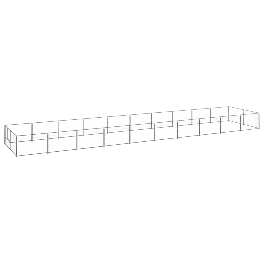 Chenil Argenté 20 m² Acier - 2