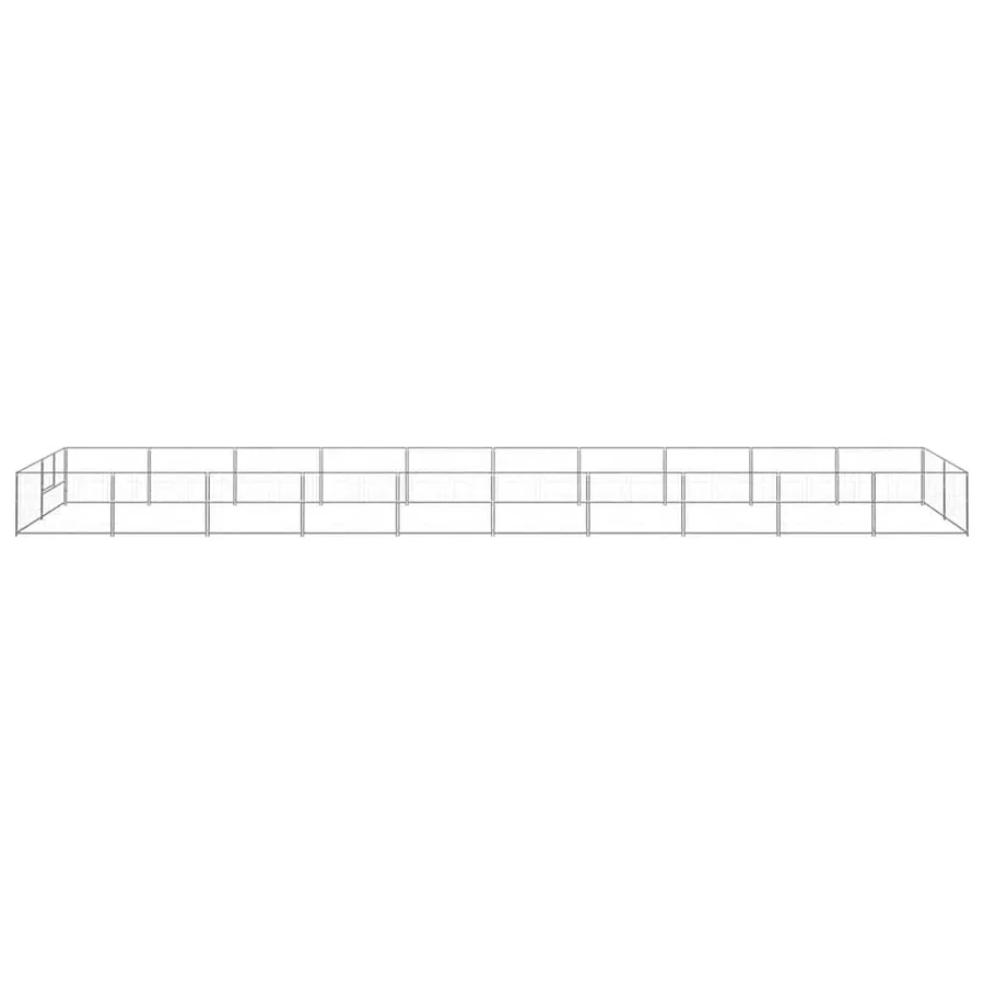 Chenil Argenté 20 m² Acier - 4