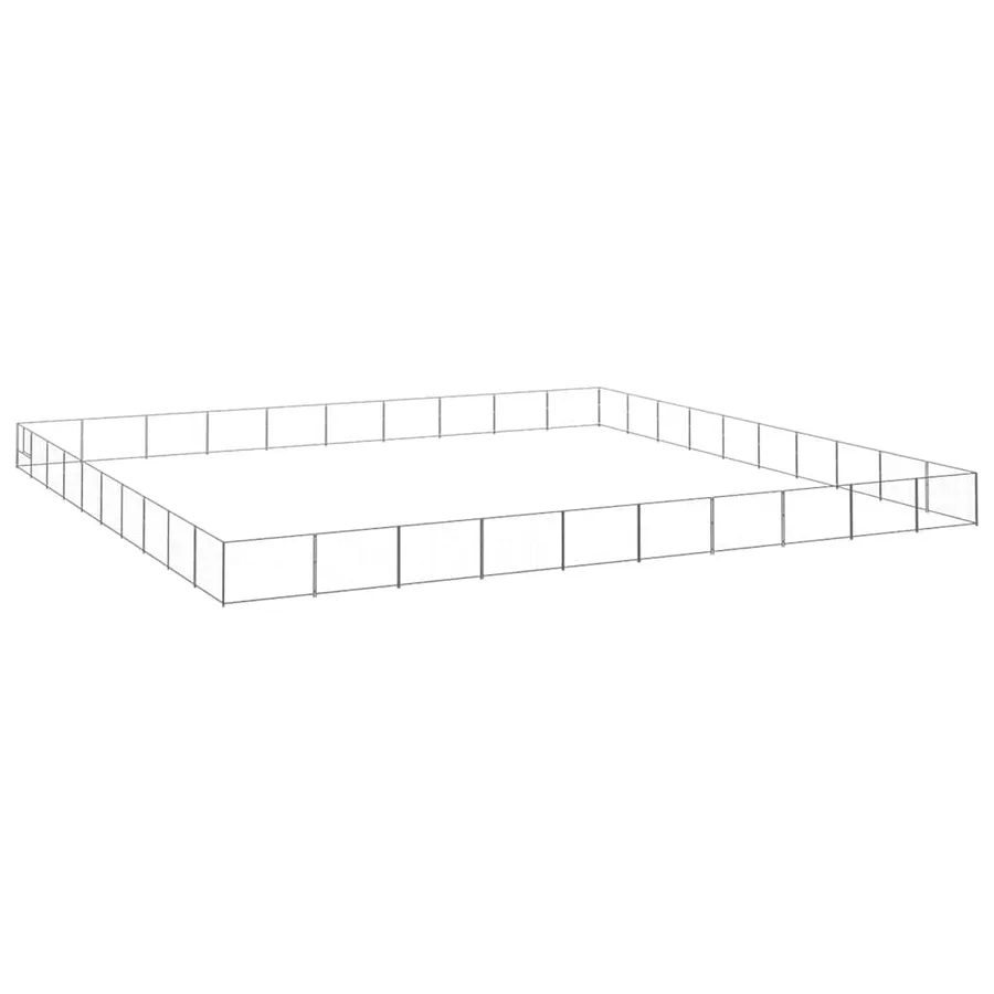Chenil Argenté 100 m² Acier - 2