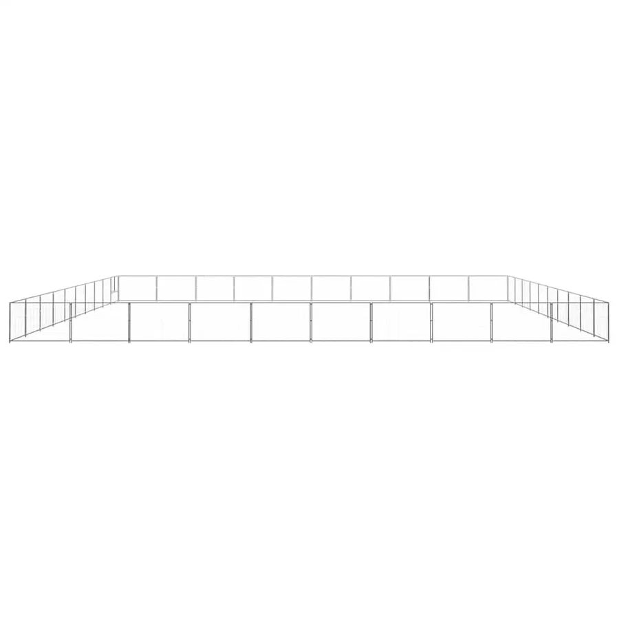 Chenil Argenté 100 m² Acier - 4