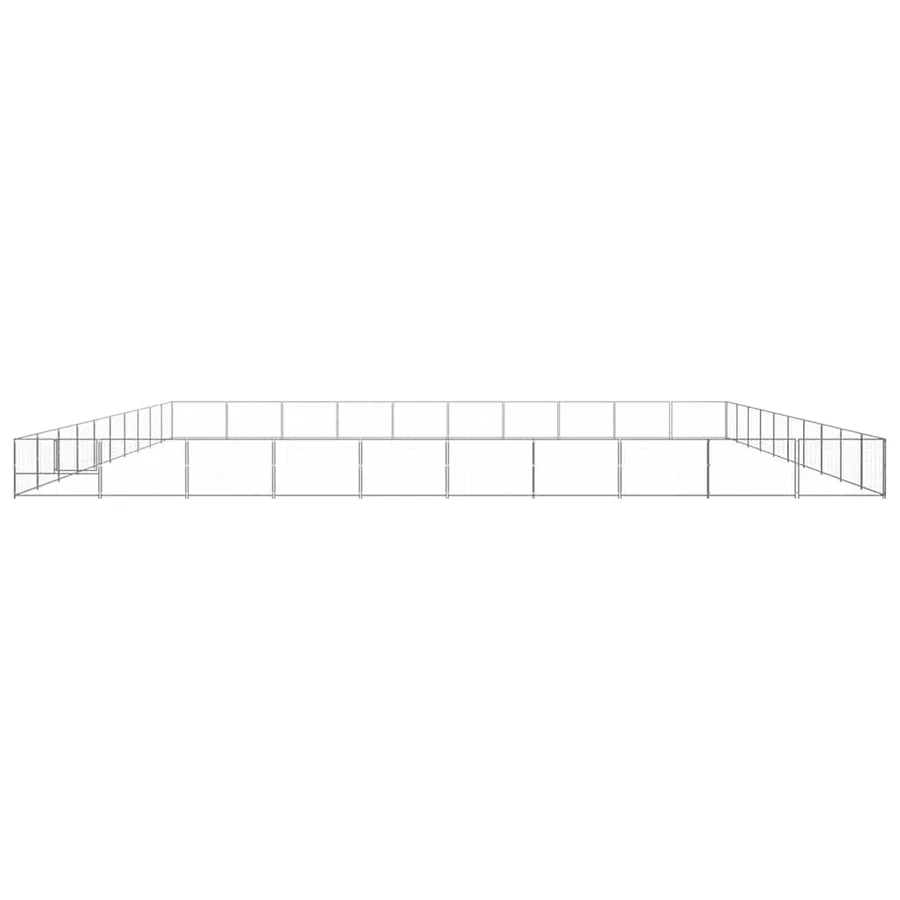 Chenil Argenté 100 m² Acier - 5