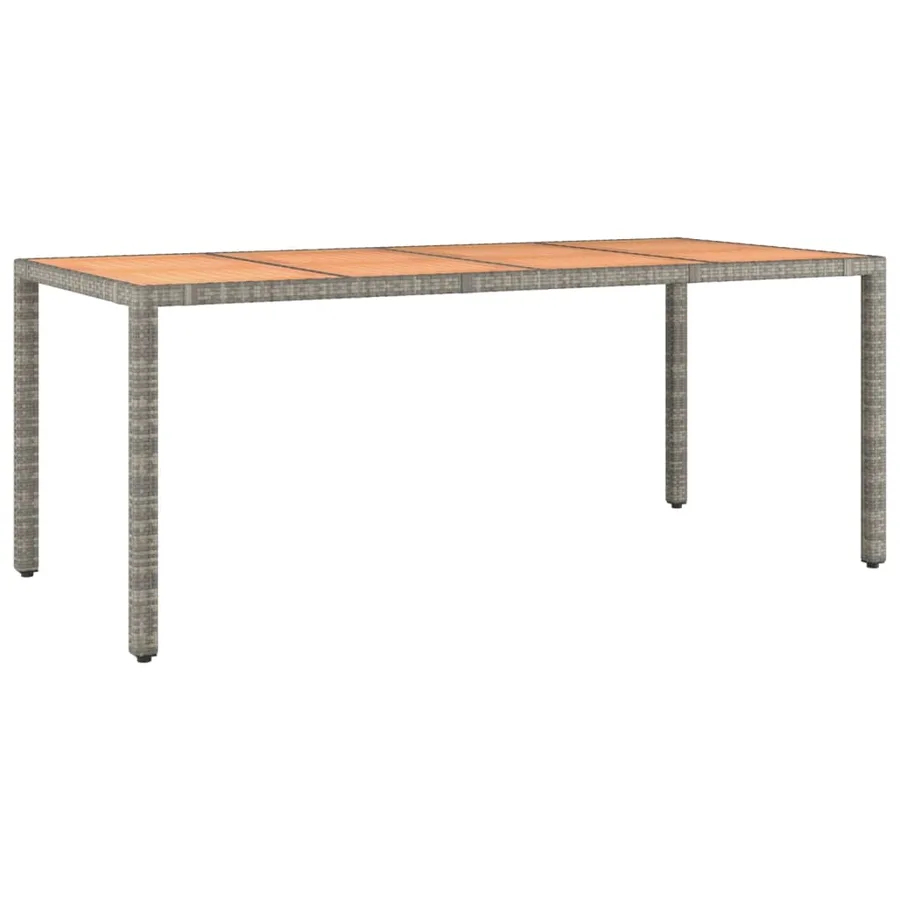 Ensemble à manger de jardin 9 pcs avec coussins Gris - 7