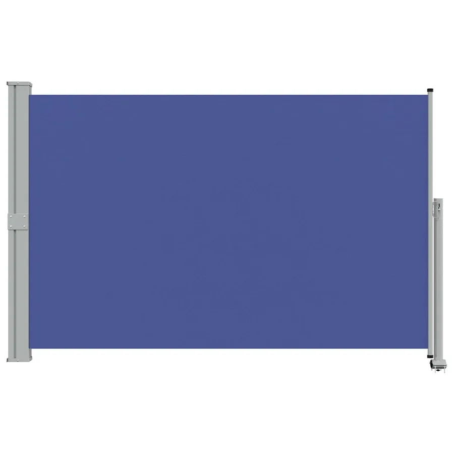 Auvent latéral rétractable de patio 160x300 cm Bleu - 4