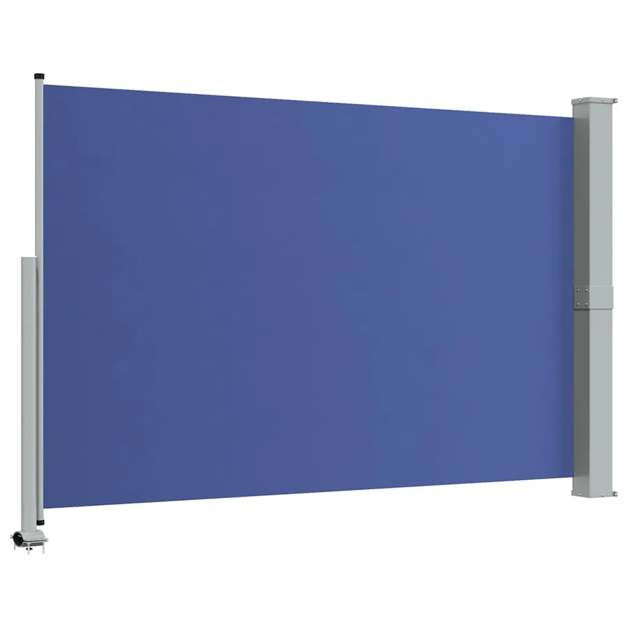 Auvent latéral rétractable de patio 160x300 cm Bleu - 7
