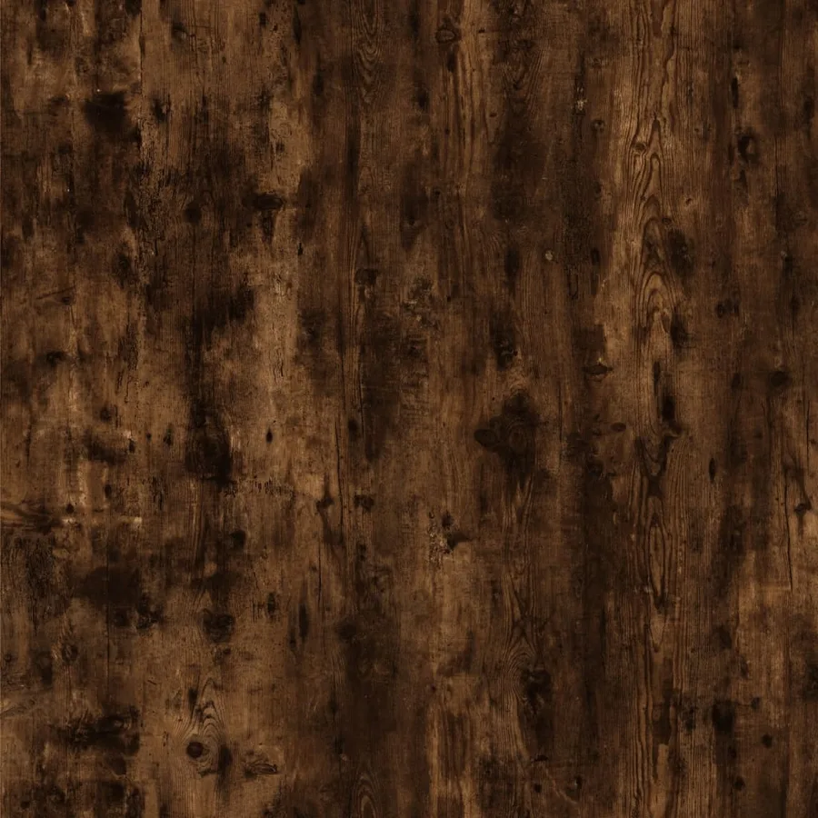 Armoire roulante Chêne fumé 60x45x60 cm Bois d'ingénierie - 7