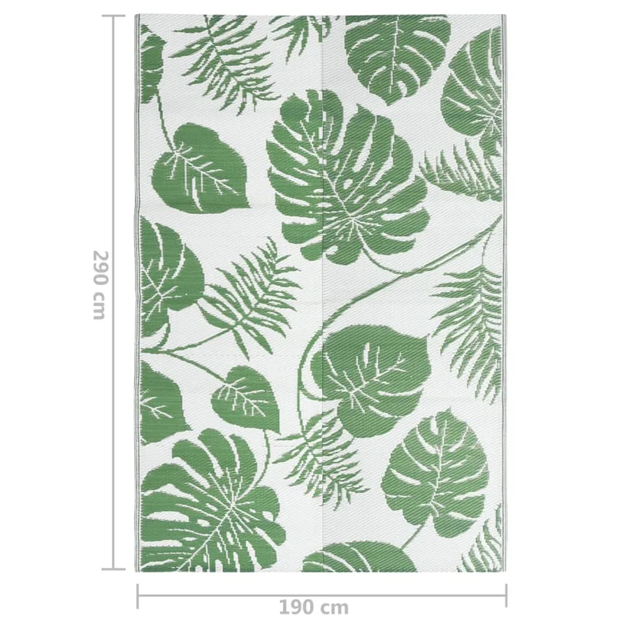 Tapis d'extérieur ARAKIL Vert 190x290 cm PP - 7
