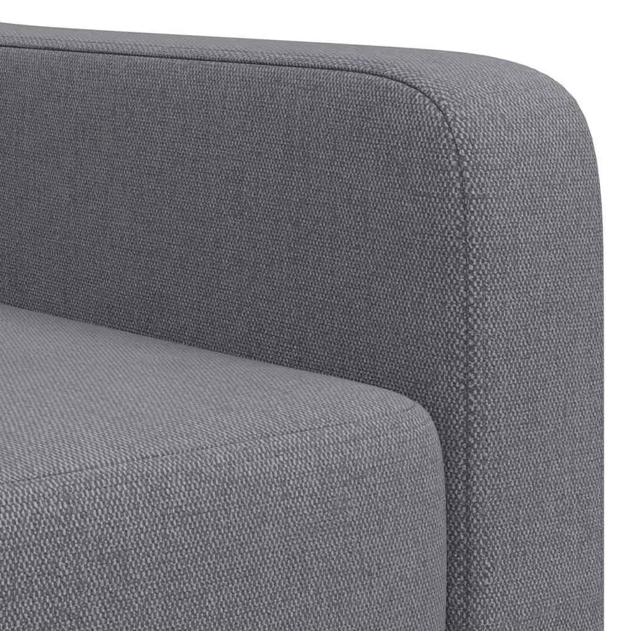 Fauteuil gris tissu - 8