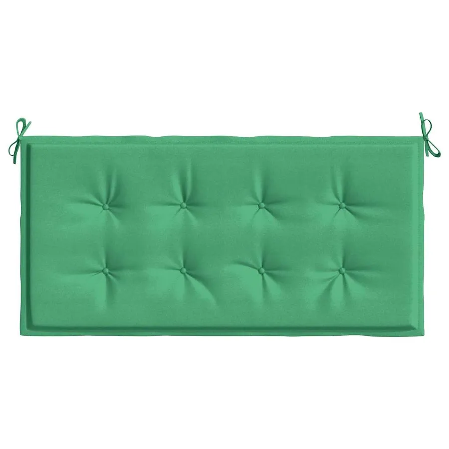 Coussin de banc de jardin vert 100x50x3 cm tissu oxford - 4