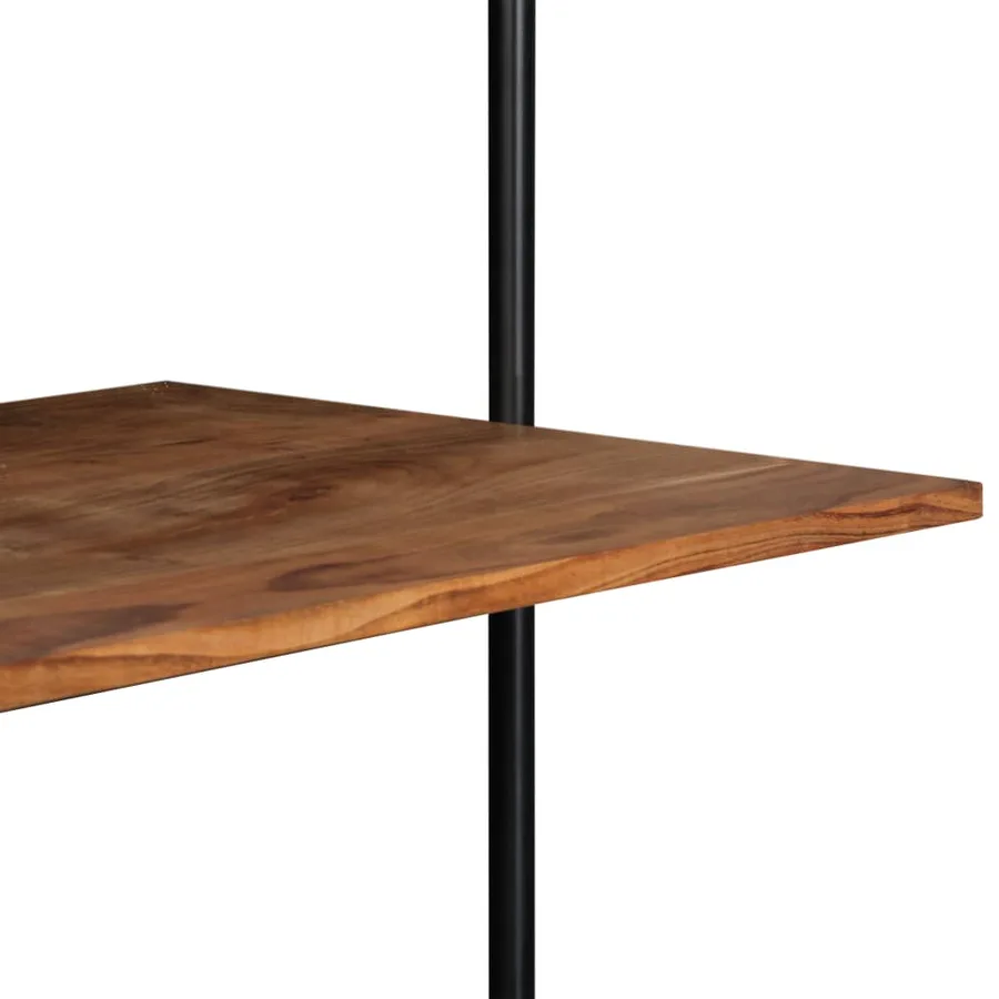 Bureau mural 90x40x170 cm Bois d'acacia solide - 6