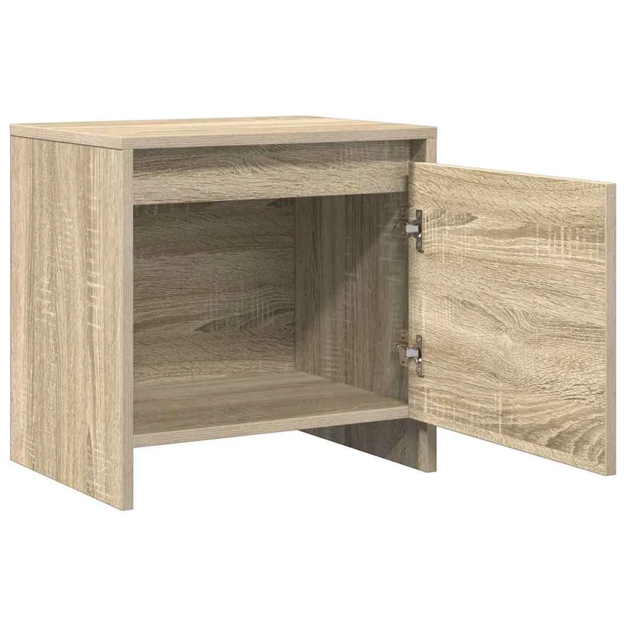 Tables de chevet 2 pcs chêne sonoma bois d'ingénierie - 6