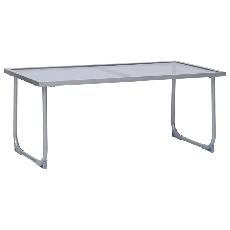 Salon de jardin 4 pcs Tissu et acier Noir - 12