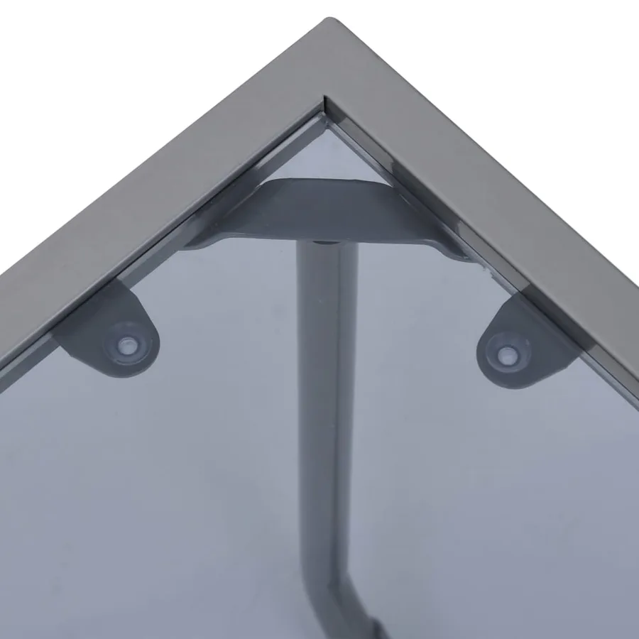 Salon de jardin 4 pcs Tissu et acier Noir - 13
