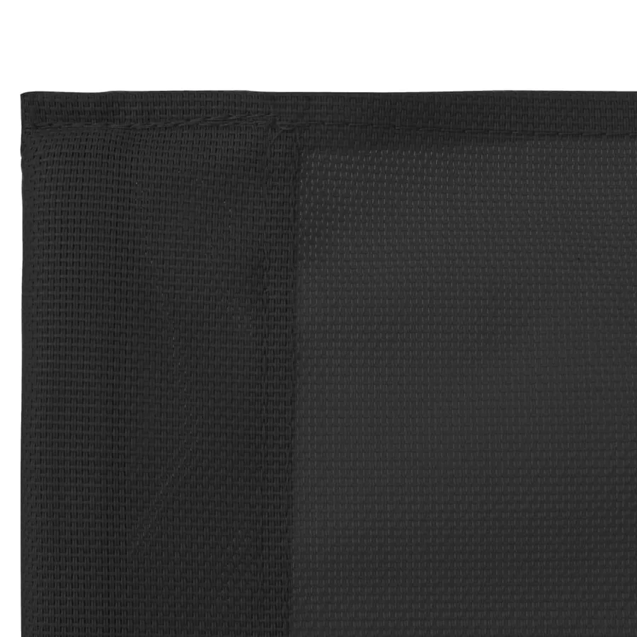 Salon de jardin 4 pcs Tissu et acier Noir - 5
