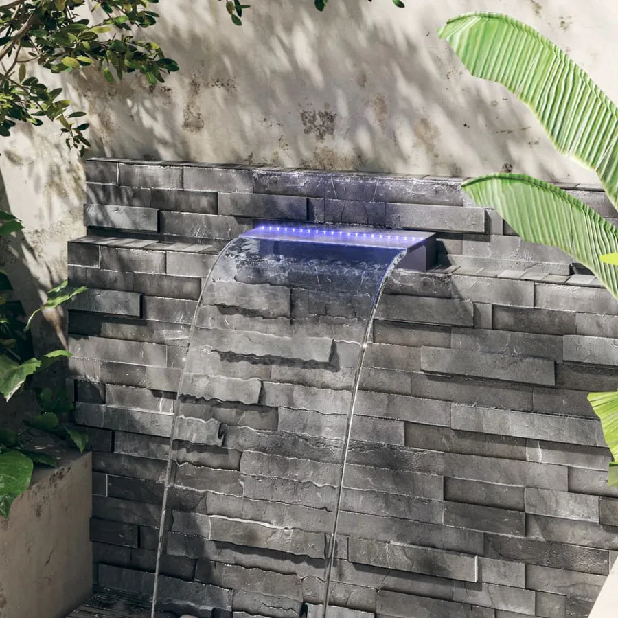 Déversoir pour cascade avec LED RVB Acrylique 45 cm - 3
