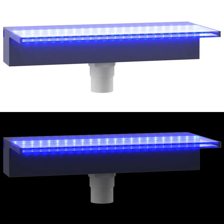 Déversoir pour cascade avec LED RVB Acrylique 45 cm - 9