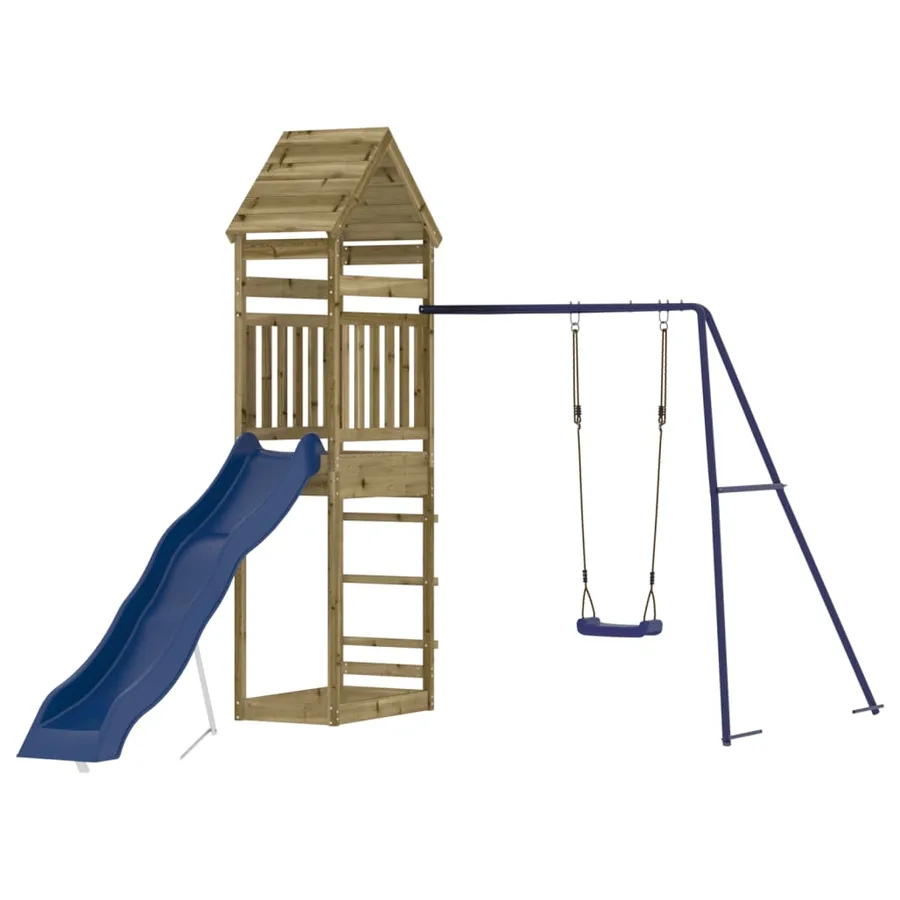 Aire de jeux d'extérieur bois de pin imprégné - 2