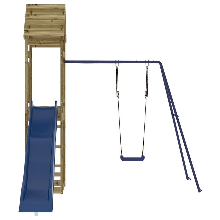 Aire de jeux d'extérieur bois de pin imprégné - 5