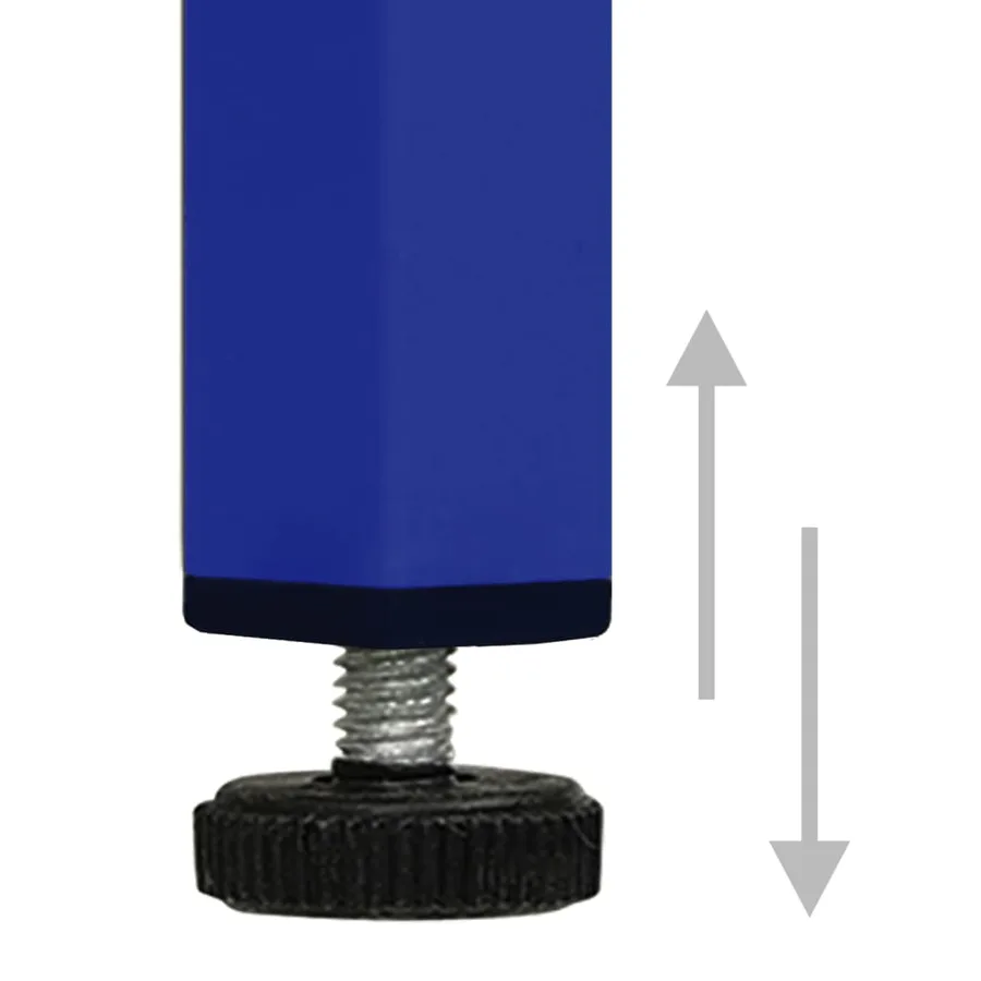 Meuble TV Bleu marine 105x35x50 cm Acier - 7