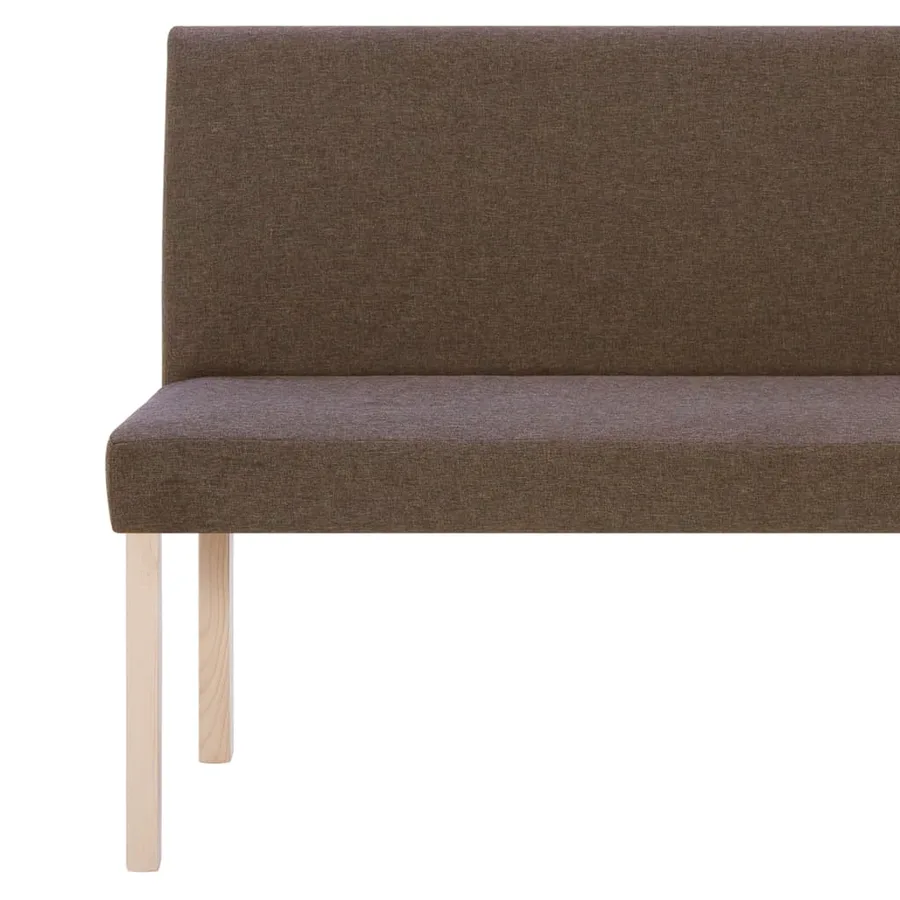Banc 139,5 cm Marron Polyester - 6