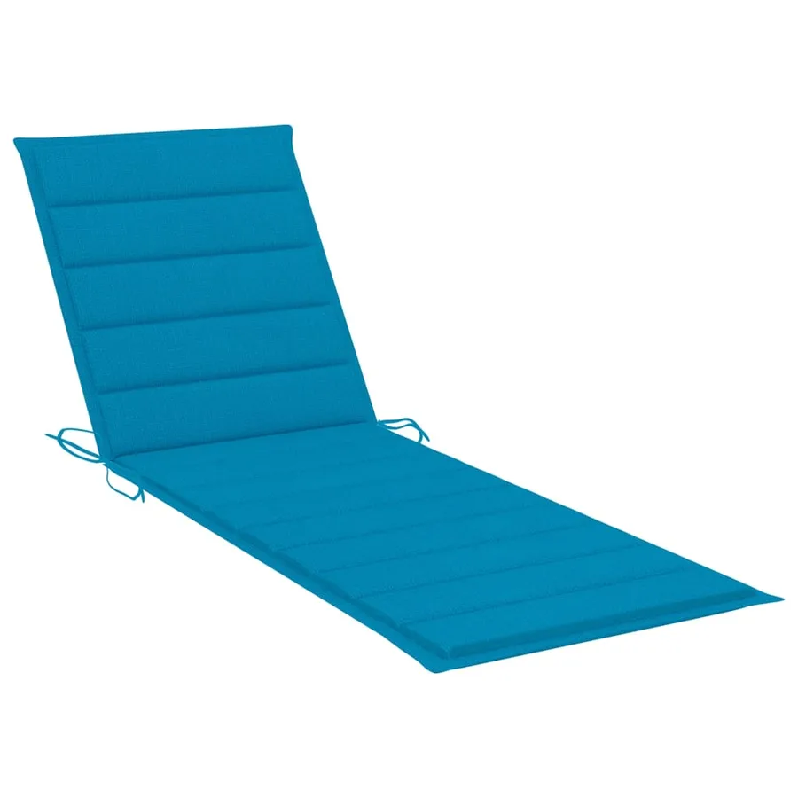 Chaise longue de jardin avec coussin Bambou - 5