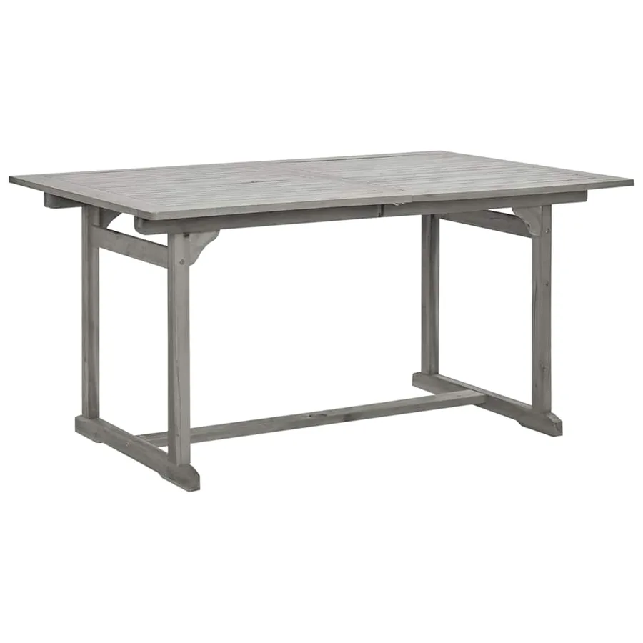 Ensemble à manger de jardin 7 pcs Bois d'acacia massif - 6