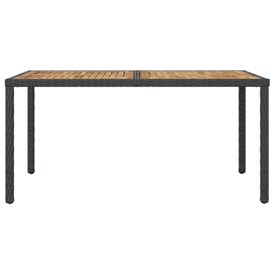 Ensemble à manger d'extérieur 7pcs avec coussins Résine tressée - 7